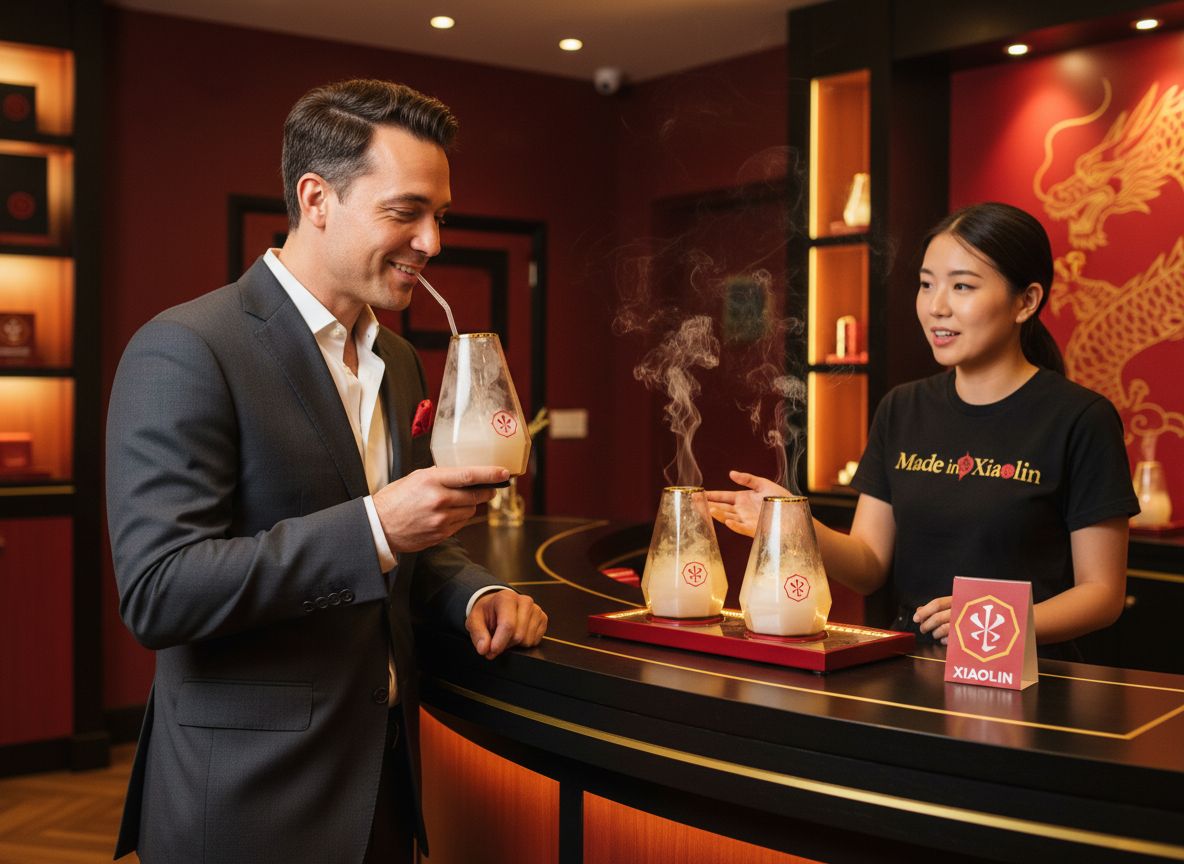 Branded Cloud Bar tasting inside a dispensary